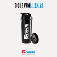 [COMBO ATLETA] Kit com 3 Whey 1kg + 2 Creatina 250g + 2 Pré-Treino Haze + 1 Multivitamínico + 1 Óleo de Peixe + 1 BCAA + 1 Pasta de Amendoim + 1 Coqueteleira 700ml