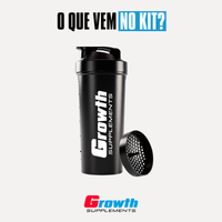 [COMBO PERFORMANCE] Kit com 2 Whey Protein 80% Concentrado 1kg + 1 Pré-Treino + 1 Creatina + 1 Coqueteleira 700ml + 1 Multivitamínico